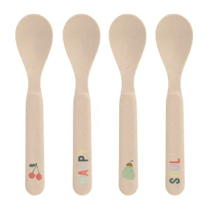 Lässig Kinderbestek Set van 4 Lepels - Happy Fruits Cherry