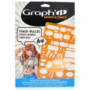 Trace bulle Comics Manga A4 - Graph’it