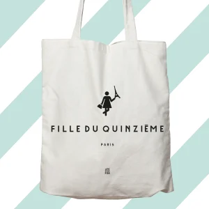 Sac sérigraphié - Fille du quinzième - Paris