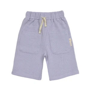 Lässig Shorts Waffle GOTS - Lilas Pastel