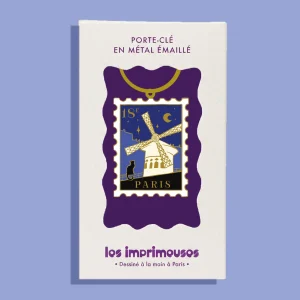 Porte-Clé - Timbre Paris 18e - Sous le Ciel de Montmartre