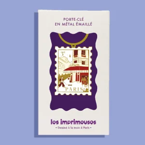 Porte-clé Paris 3e — timbre Haut-Marais – Les Imprimeuses
