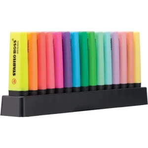 Set de bureau x 15 stabilo boss original pastel - Stabilo