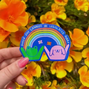 Stickers Queer Joy - The Peach Fuzz