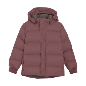 En Fant Manteau d'hiver matelassé imperméable - Rose Taupe