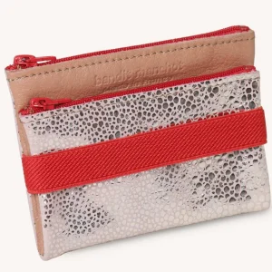 Porte monnaie cuir siamois S - Bandit Manchot