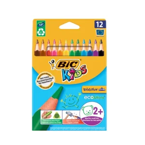 12 Crayons de Couleur Evolution Triangle - BIC