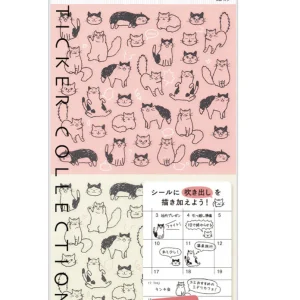 Stickers chat, chien, smiley - Midori