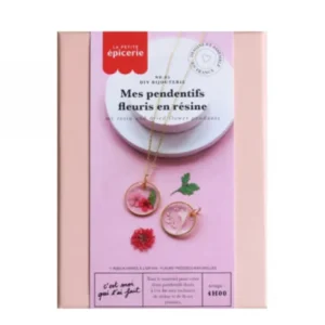 DIY - Mes pendentifs fleuris en résine - La petites épicerie