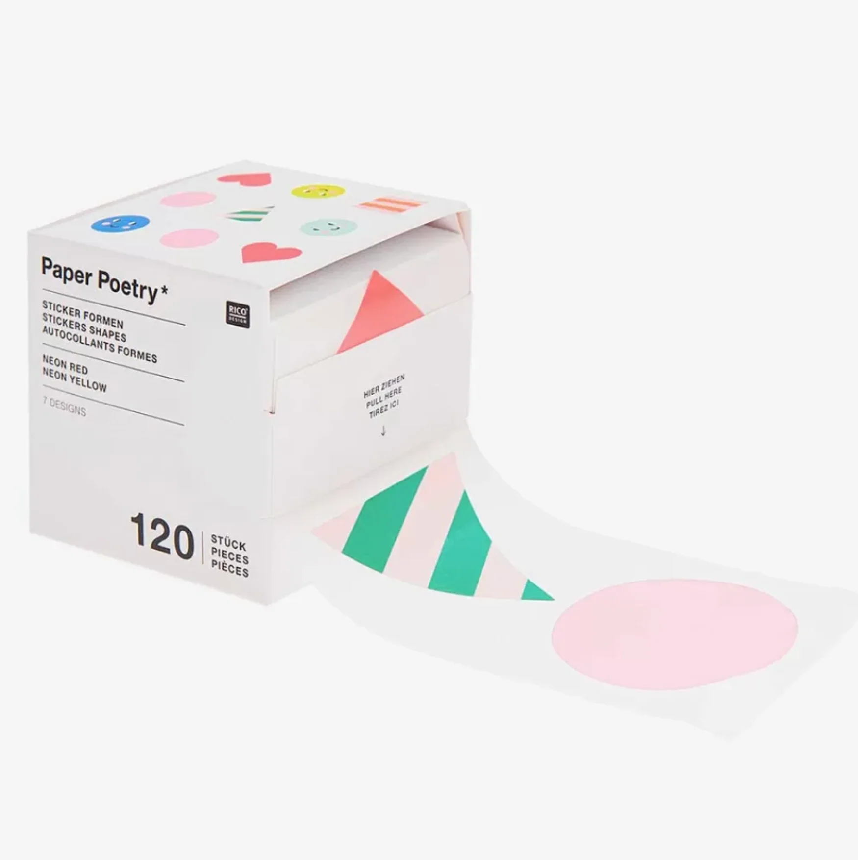 7 Autocollants - 120 pièces en rouleau - Rico Design – Image 2