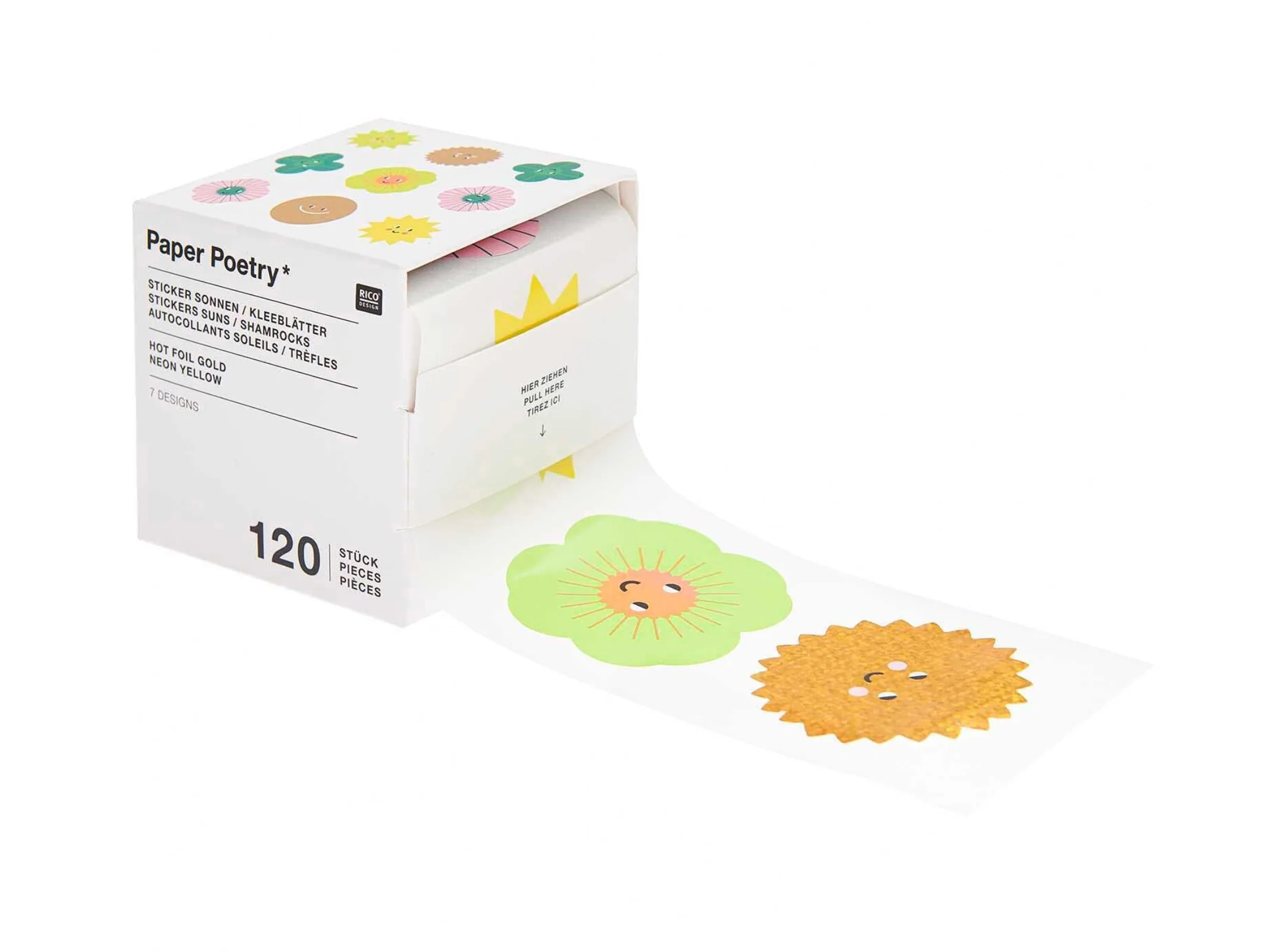 7 Autocollants - 120 pièces en rouleau - Rico Design – Image 3