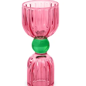Double Shot Glass, Tipsy Turvy, Rose