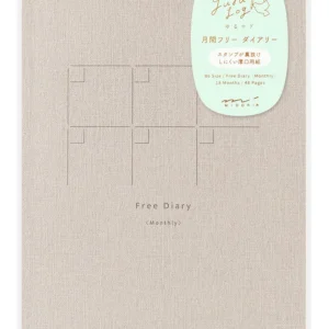 Notebook - Yuru Log B6 - Journal mensuel (18 mois) - Midori