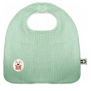 Bavoir coton organique Vert - Papate