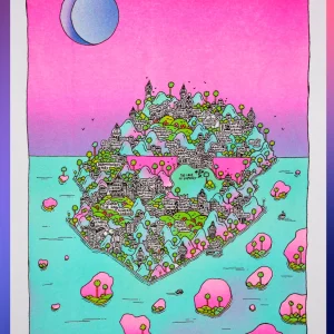 Affiche Astrologie - Alcatela Illustration - 29,5x21cm