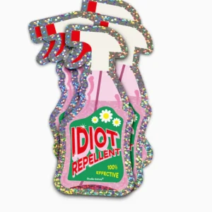 Sticker Spray répulsif Idiot - Studio Inktvis