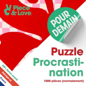 Puzzle 1000 pièces - Procrastination - Piece&love