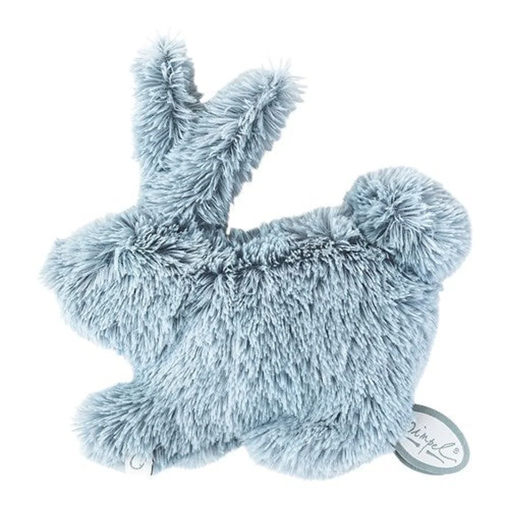 Dimpel Emma Mini Pancake 15 Cm - Bleu | Lapin en peluche Dimpel