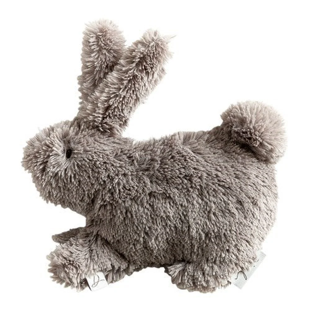 Dimpel Emma Mini Pancake 15 Cm - Gris Foncé | Doudou Lapin Dimpel