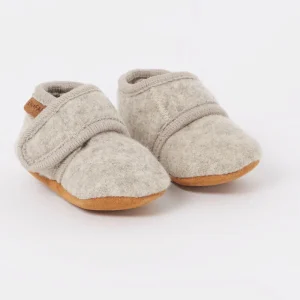 En Fant Chaussons en laine pour bébé / Chaussons pour enfants - Sand Melange