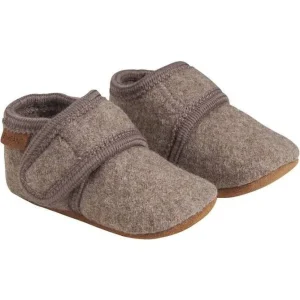 En Fant Chaussons en laine pour bébé / Chaussons pour enfants - Walnut