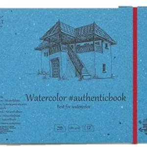 Carnet Aquarelle - grain fin -24,5x17,6cm - 12 feuilles -280g - SM-LT art