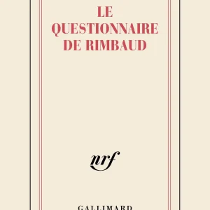 Carnet - Questionnaire de Proust - Gallimard