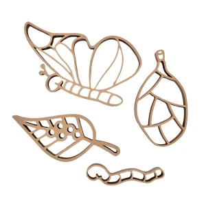 Emporte-pièce cycle du papillon vert