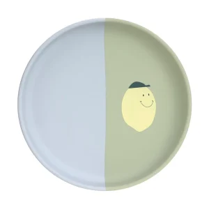 Lässig Assiette en silicone - Happy Fruits Citron