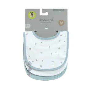 Lässig Ensemble de 3 bavoirs nouveau-nés GOTS - Floral