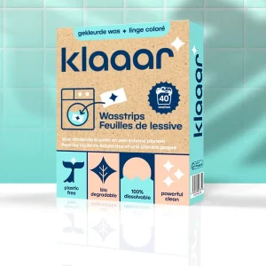 Prêt | Bandes de lavage pour linge coloré | 40 lavages