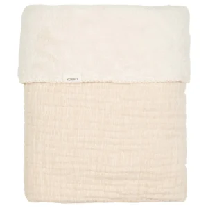 Couverture de berceau Koeka Teddy Rivoli - Blanc chaud | Couverture de berceau 100x75 cm