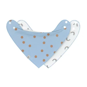 Lässig Baby Triangle Scarf/Bandanas Bib (2pcs) - Happy Rascals