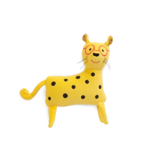 Léopard Peluche et Hochet - Moulin Roty