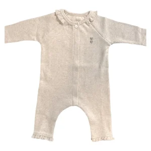 Poetree Kids Olivia Combinaison Bébé Rib - Sable