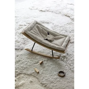 Quax Chaise à bascule - Transat pour bébé - Mouton avec structure lumineuse