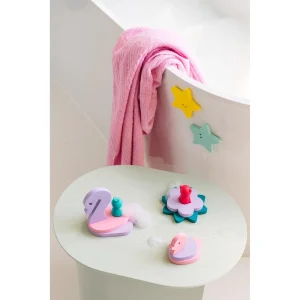 Quutopia Puzzle de bain Étang féerique | Jouets de bain et jouets de bain