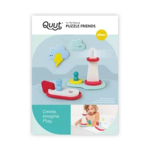 Quutopia Puzzle de bain - À la rescousse | Jouets de bain et accessoires de bain