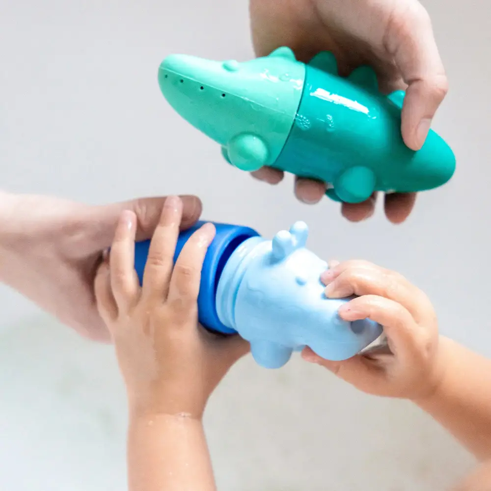 Quutopia Jouet de bain Squeezi Croco | Jouets de bain et jouets de baignoire – Image 5