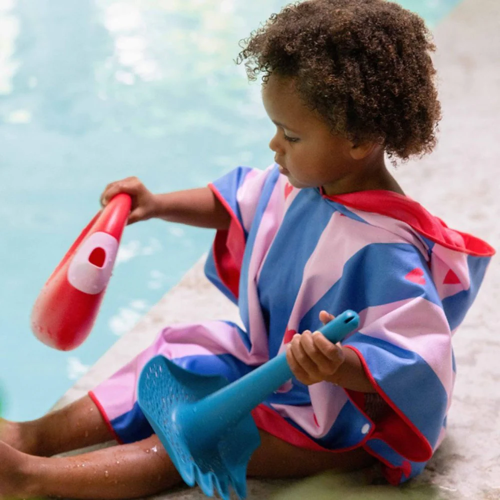 Quut - Poncho à capuche - 60x60 - Cerise – Image 3