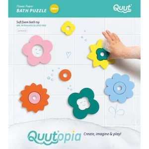 Quutopia Puzzle de bain - Flower Power | Jouets de bain et accessoires de bain