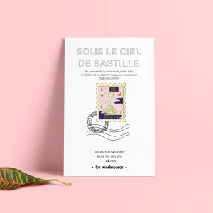 Pin's - Timbre Paris 11e - Sous le ciel de Bastille