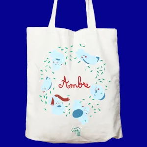 Sac à personnaliser - Oiseaux bleus