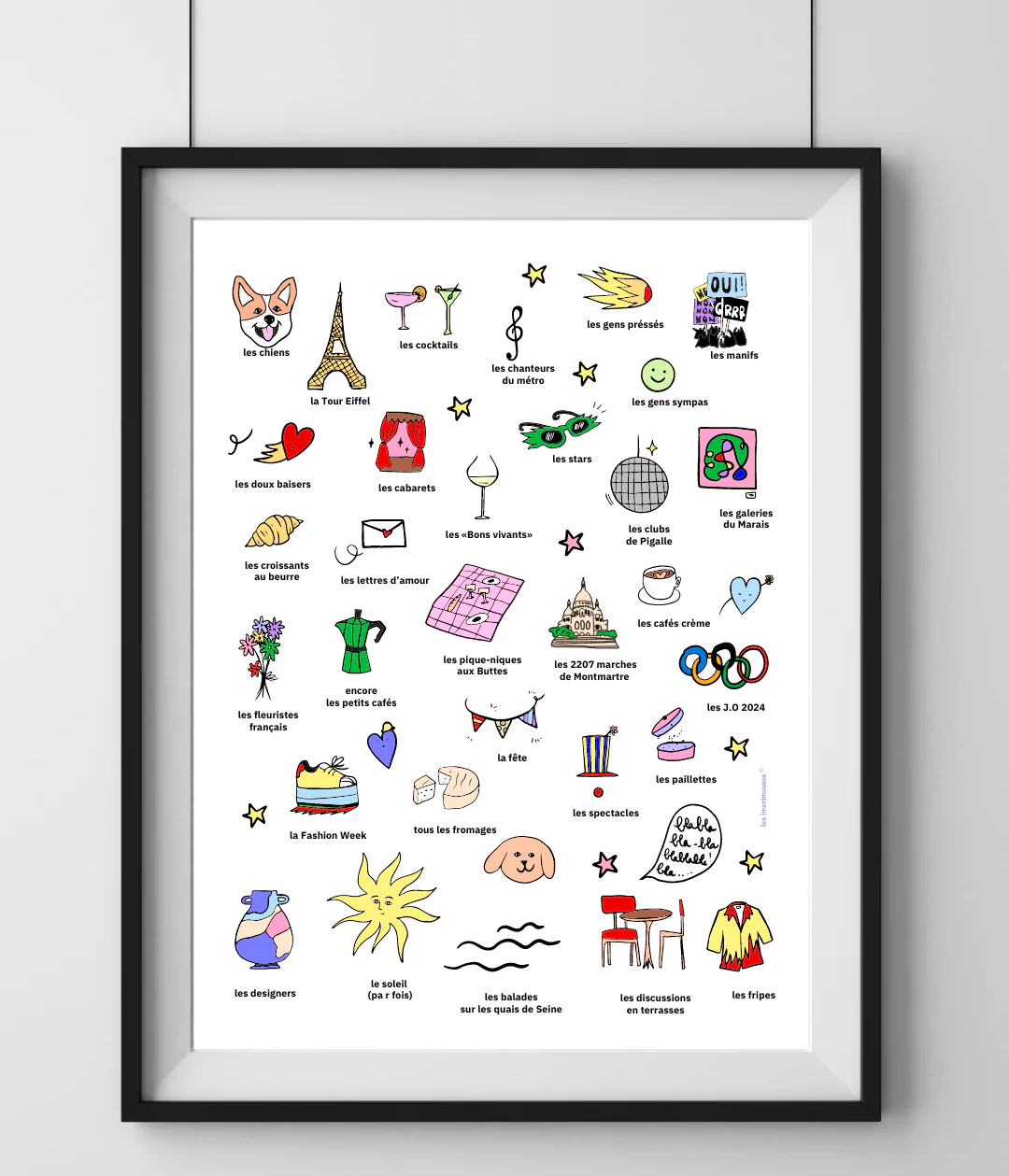 Affiche - Ce que j'aime Paris - Les Imprimeuses