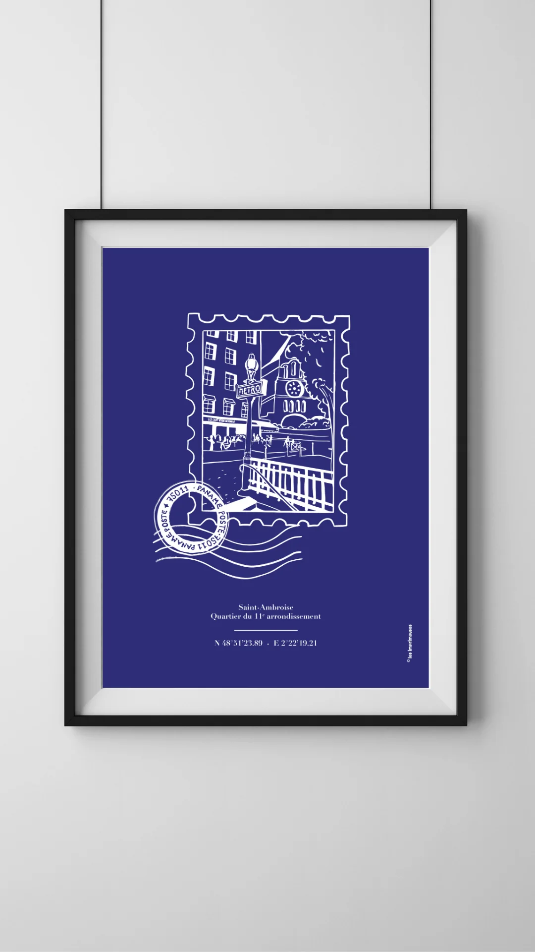 Affiche - Timbre 11e - Les Imprimeuses