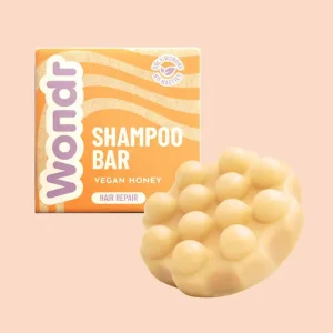 Wondr Vegan Honey | Shampoo Bar Pour Cheveux Terne, Sans Vie Et Frisés