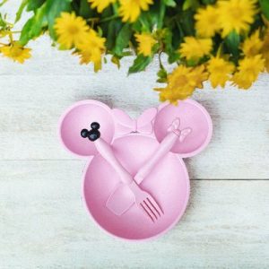 Assiette bebe - Rose