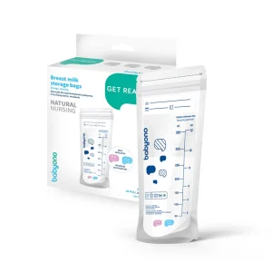Boite de 30 sachets de conservation lait maternel(350ml), BABYONO
