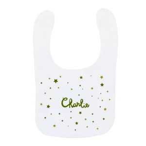 Bavoir à personnaliser - Étoiles