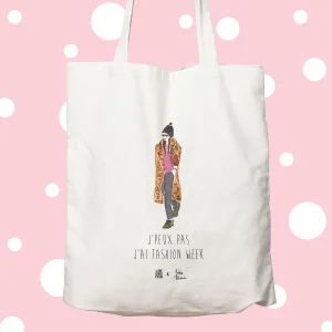 Sac à personnaliser - J'peux pas j'ai Fashion Week - Julia Perrin